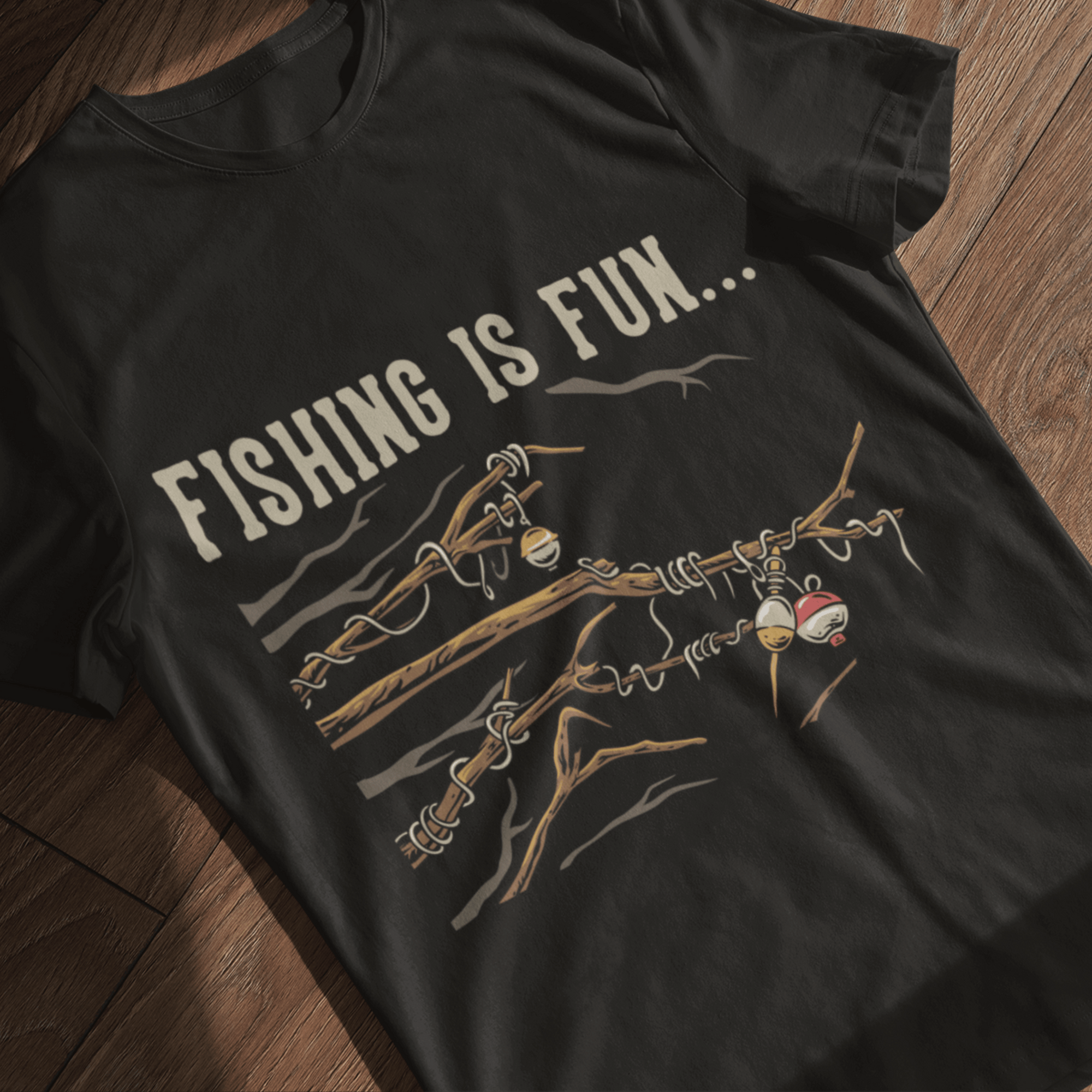 Fishing is fun...Bobbers Stuck In Tree, Again T-Shirt