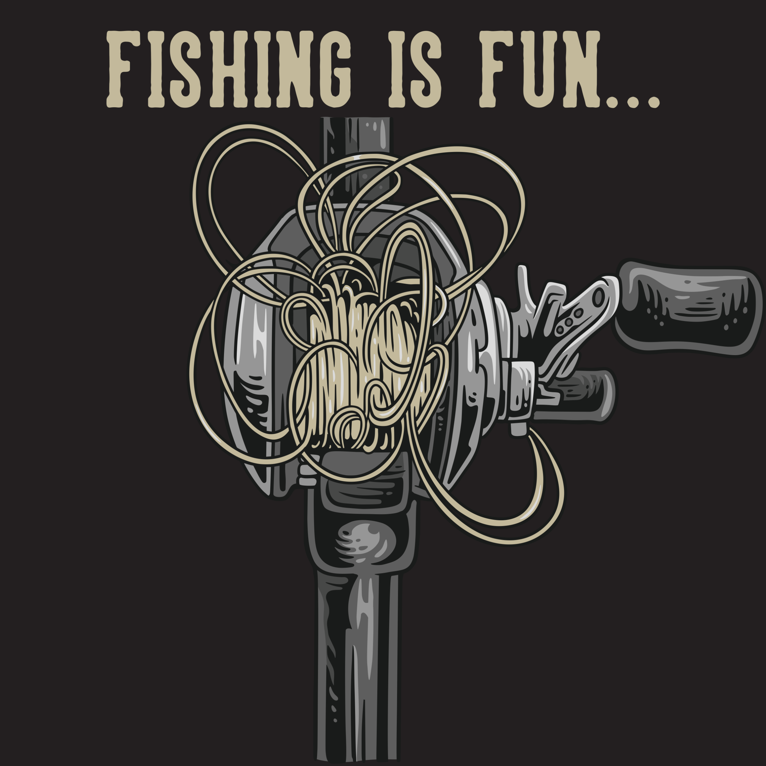 Fishing Is funBird's Nest T-Shirt XL